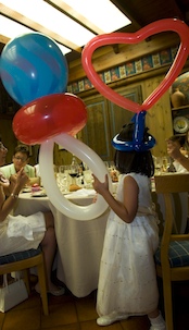 Entrega de globos
